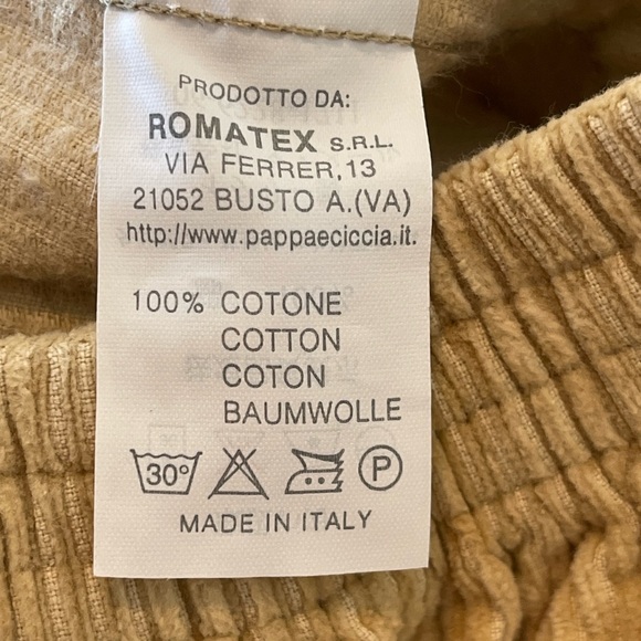 Italian Designer Pappa & Ciccia 9 mos Pants & Sweater Vest Set Outfit - Picture 10 of 13